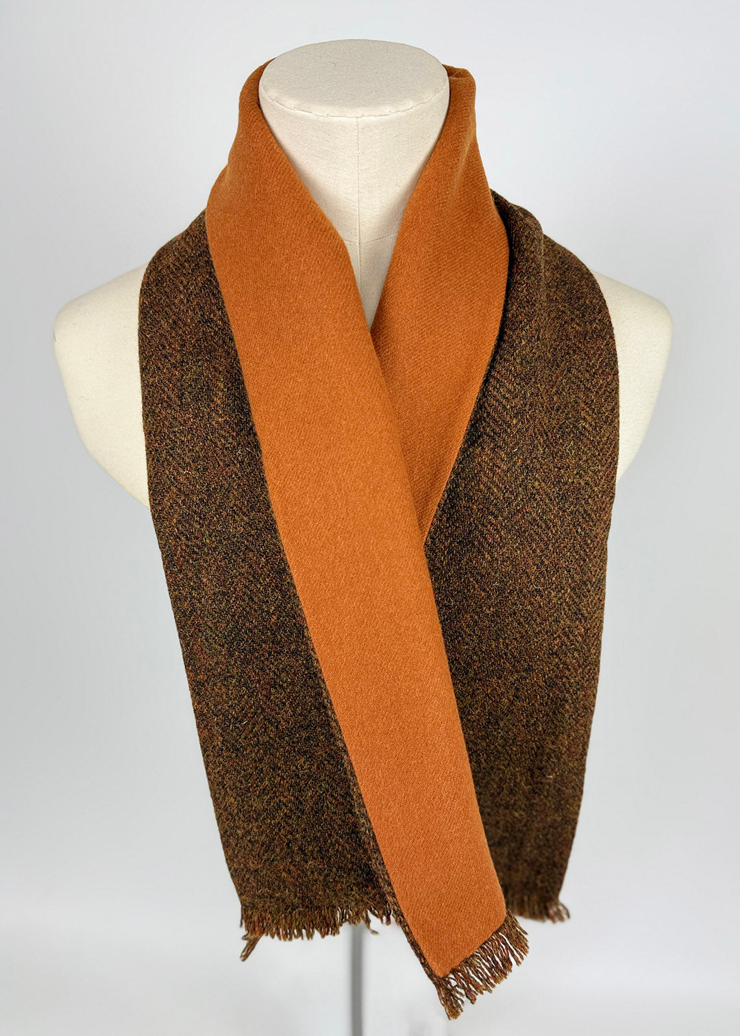 Harris Tweed Neck Warmer Bracken