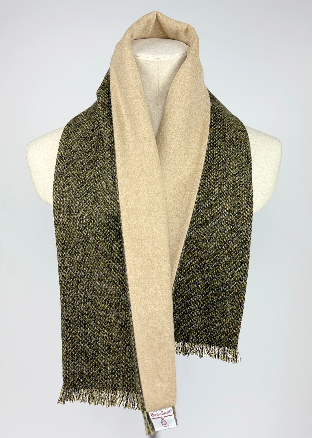 Harris Tweed Neck Warmer Greenfinch