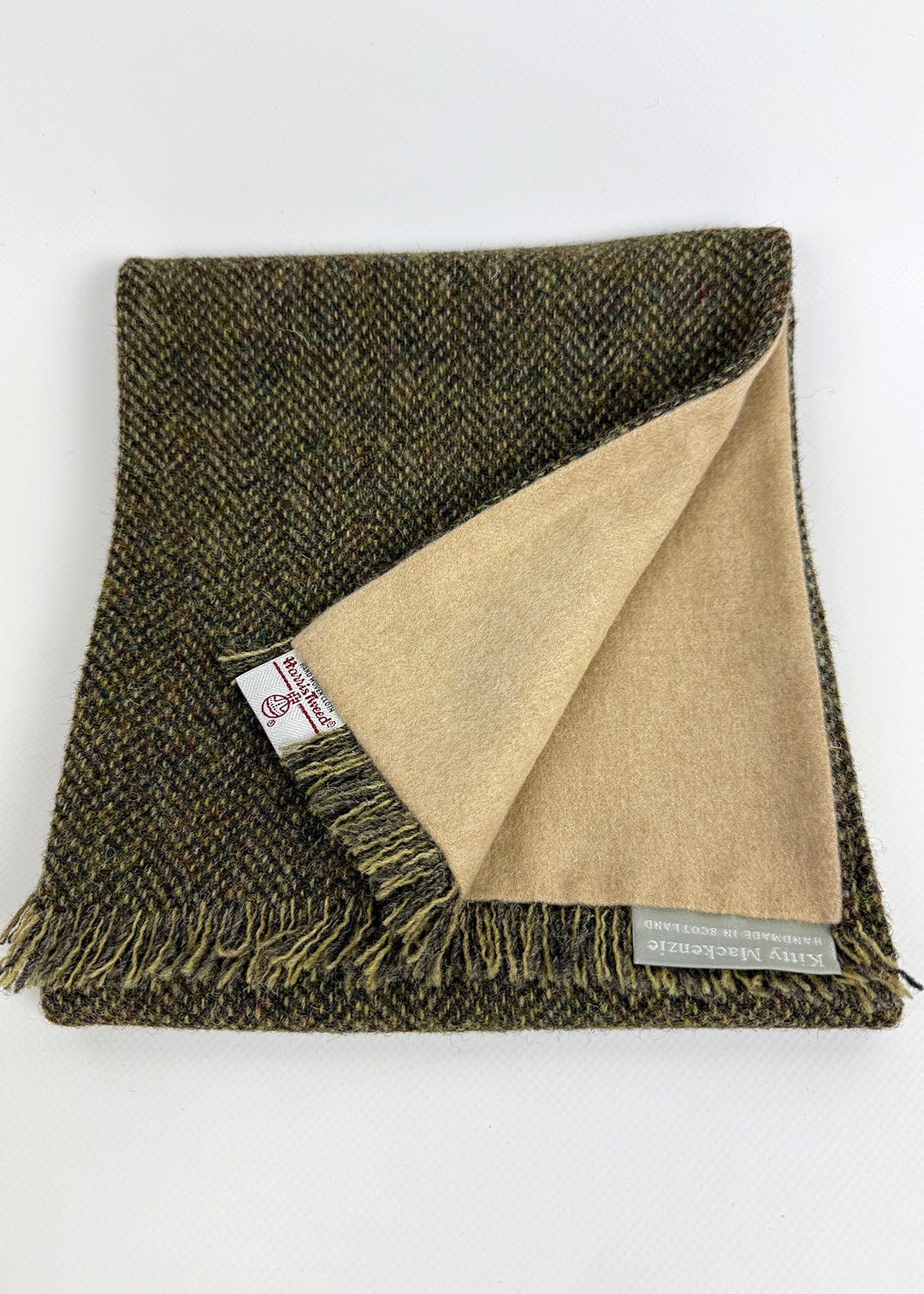 Harris Tweed Neck Warmer Greenfinch