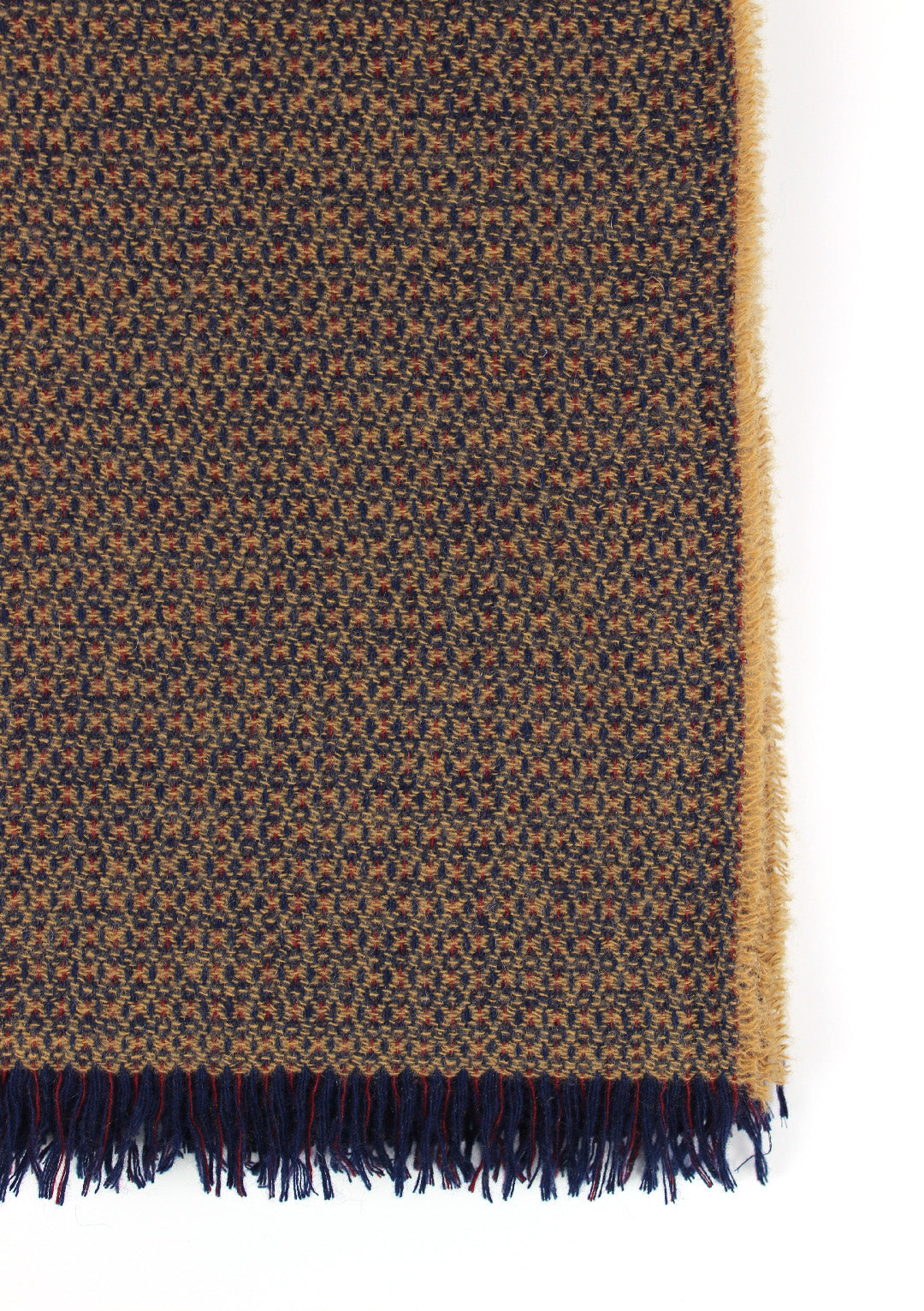 100% cashmere scarf in honeycomb colour. Scottish Textiles showcase
