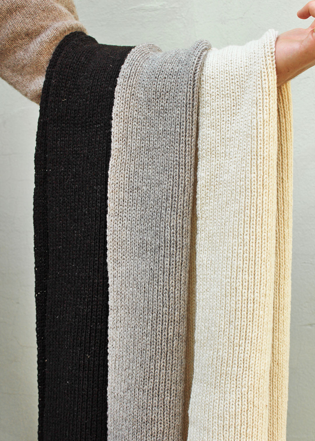 Shepherd's Scarf Natural White