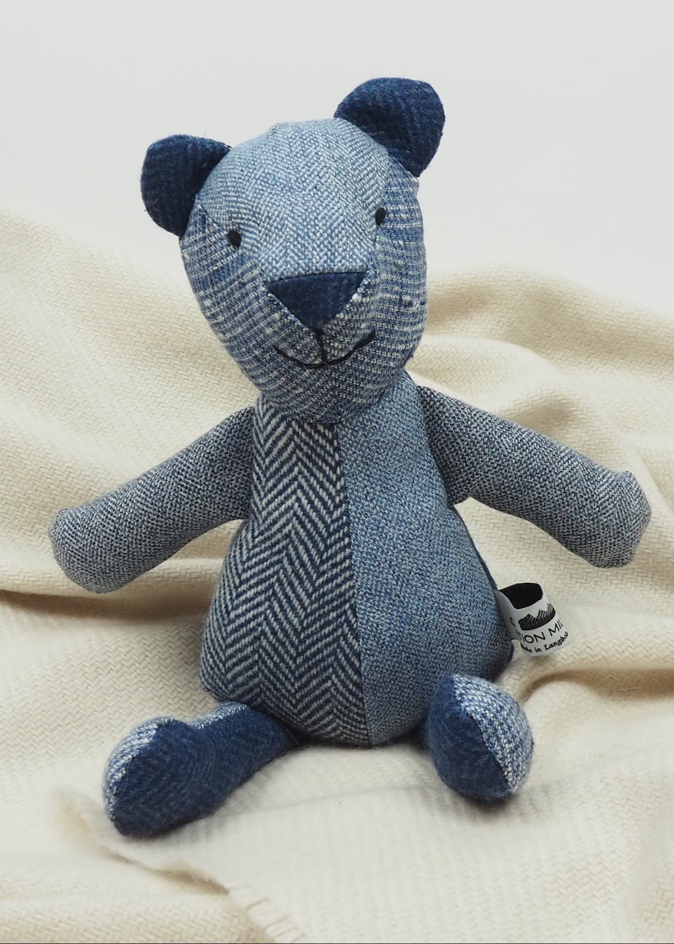 Little Tweed Bear Blue