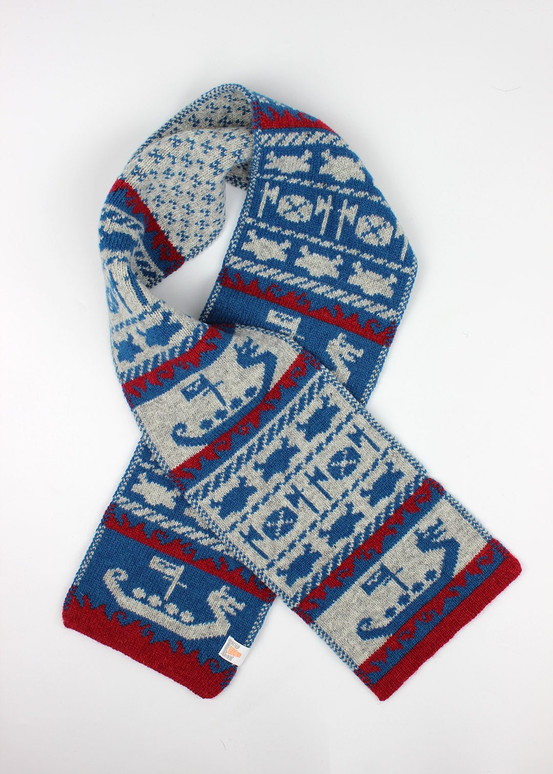 Shetland Mini Scarf Poppy