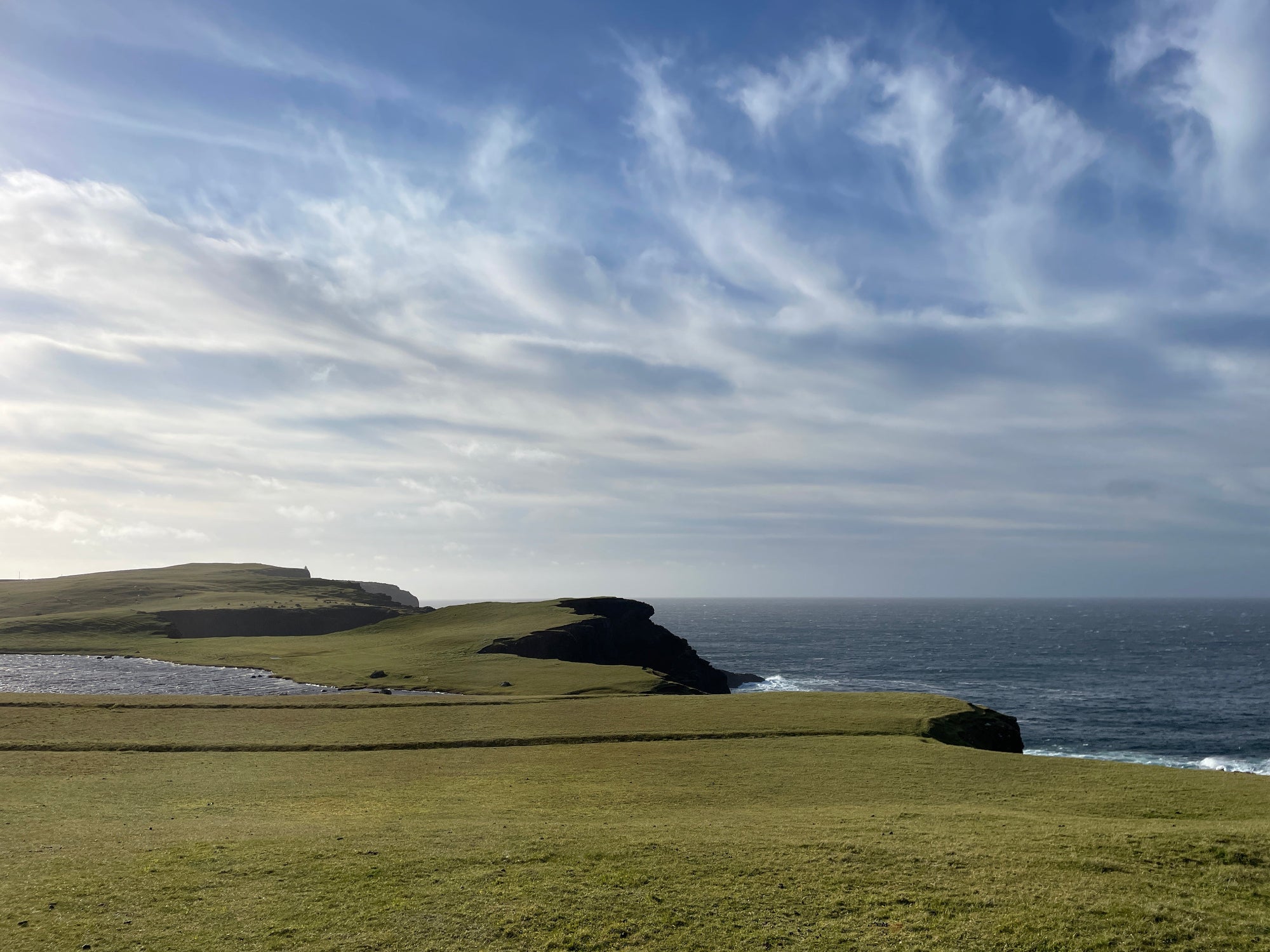 The cliffs in Eshaness, Shetland