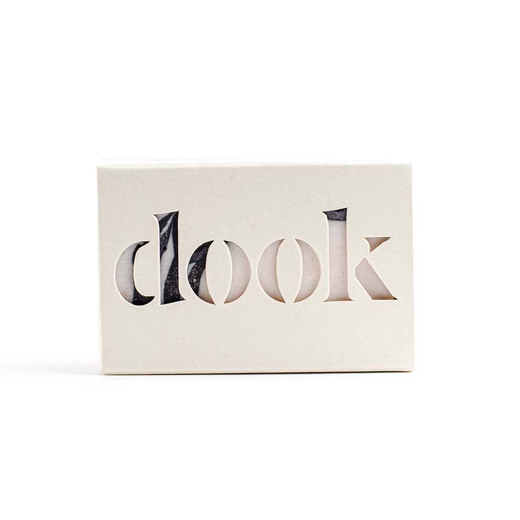 Dook Scottish handmade organic vegan salt soap in Rosemary and Frankincense scent. Scottish Textiles Showcase.