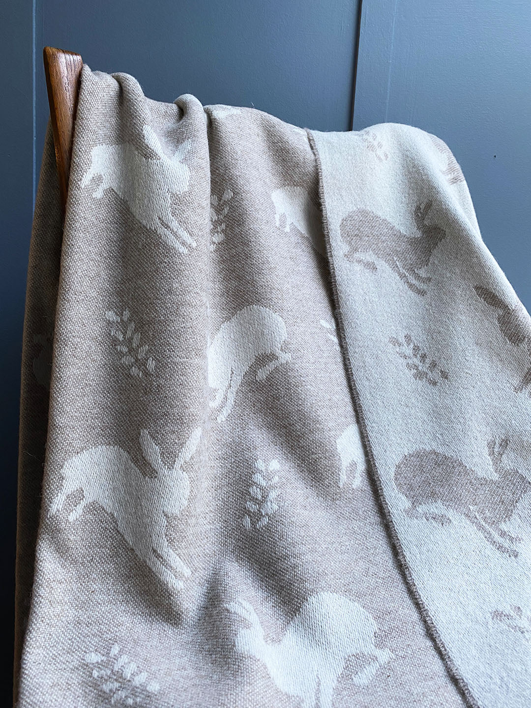 Mountain Hare Throw Fawn