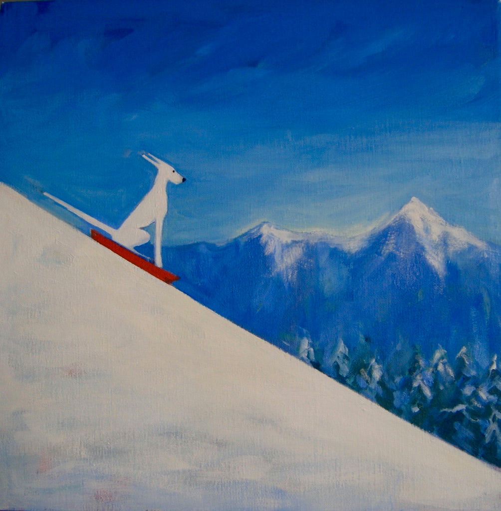 Sledging Dog Card