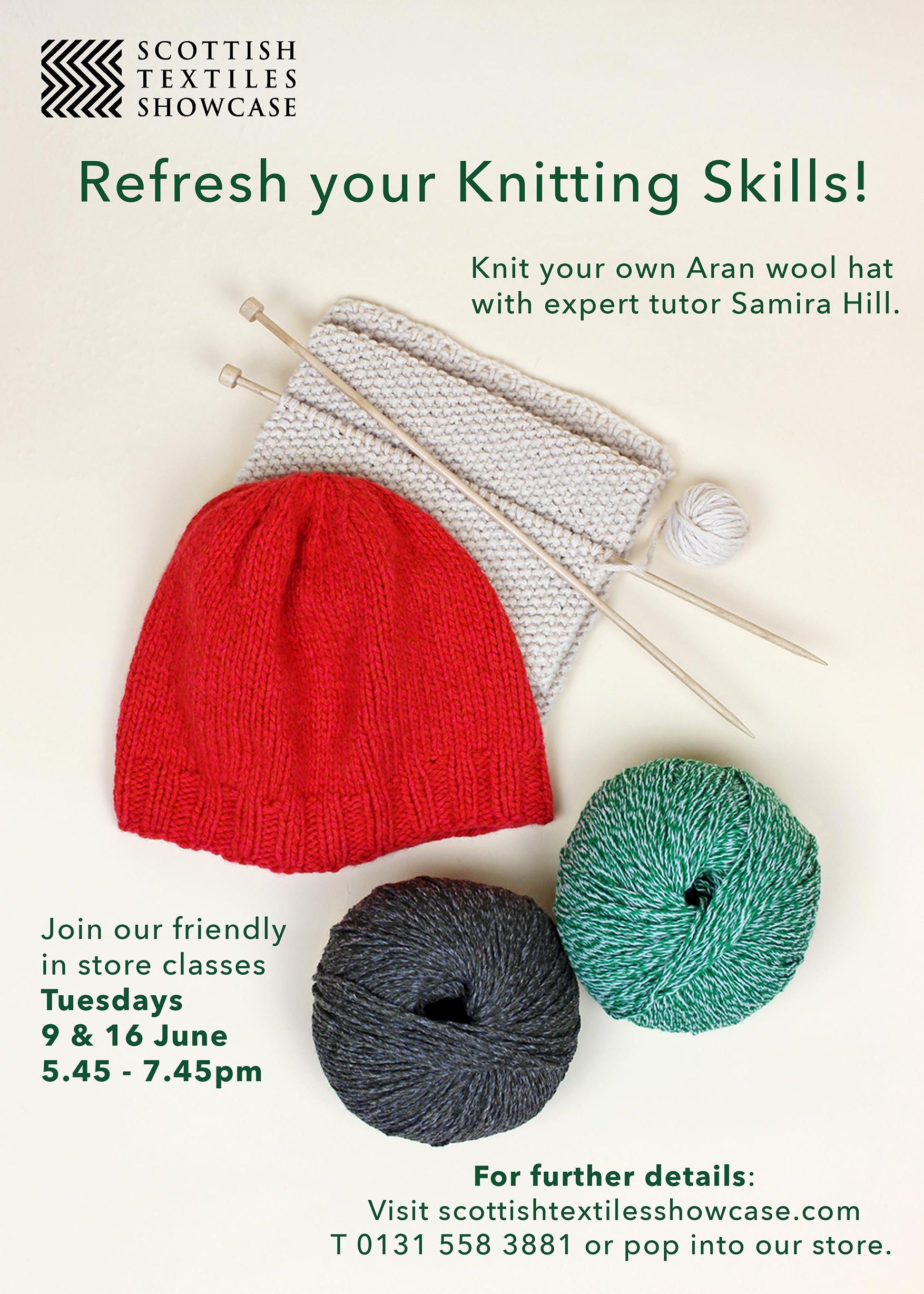 Refresher Knitting Classes