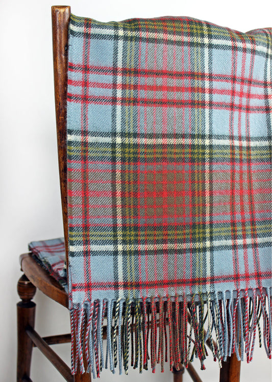 Anderson Weathered Tartan Lambswool Blanket