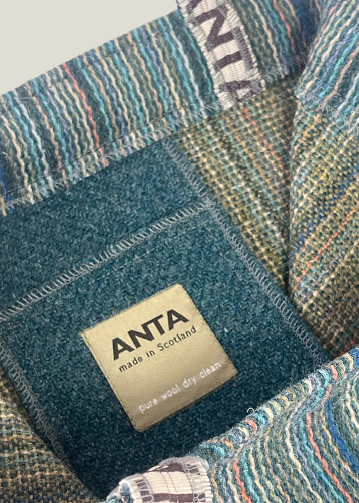 Anta carpet bag pocket in Mull colourway. Scottish Textiles Showcase.