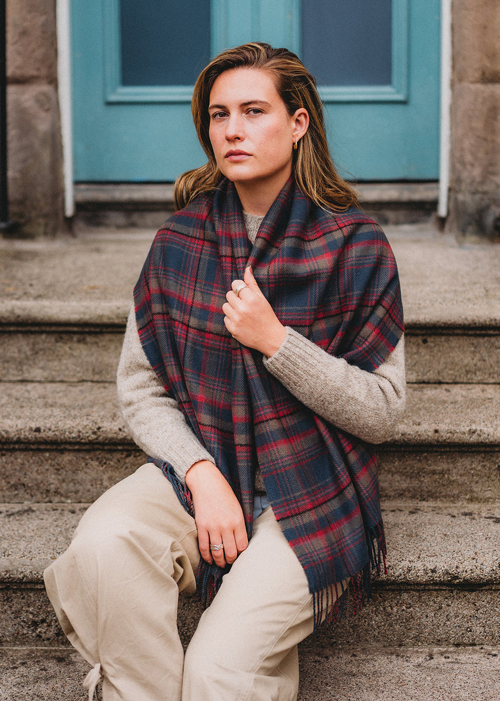 Highlands at Dusk Shawl