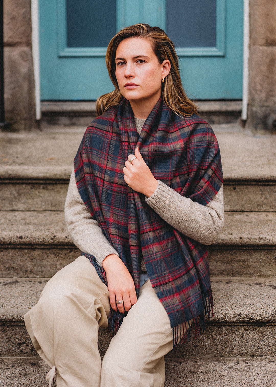 Highlands at Dusk Shawl