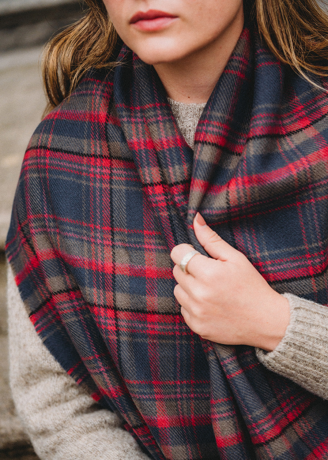 Highlands at Dusk Shawl