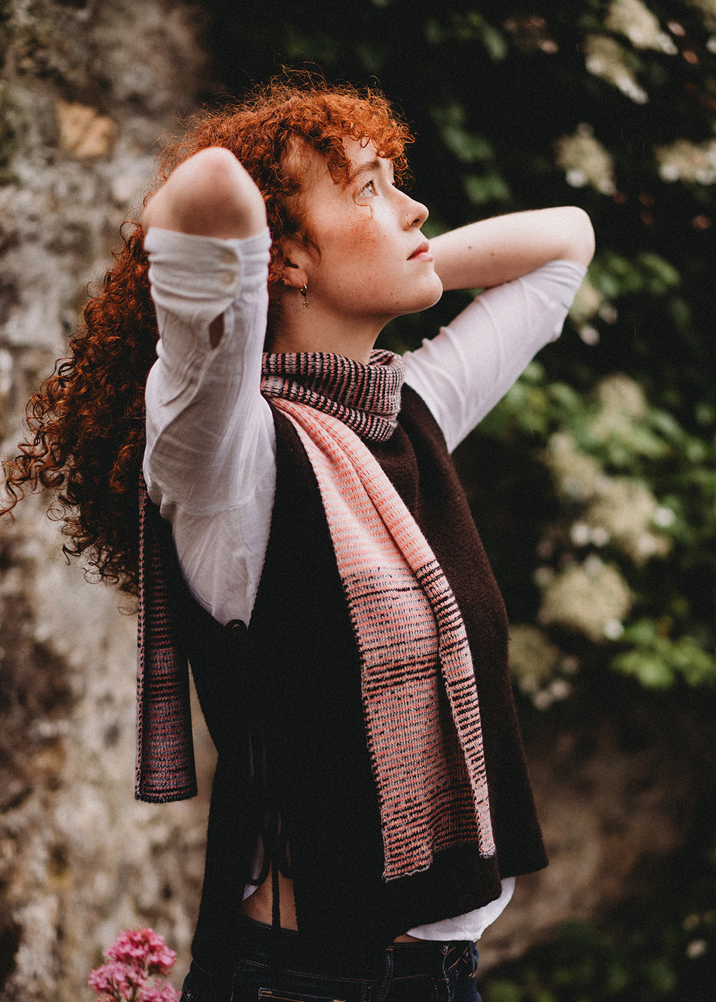 Ayr Cashmere Scarf Pink