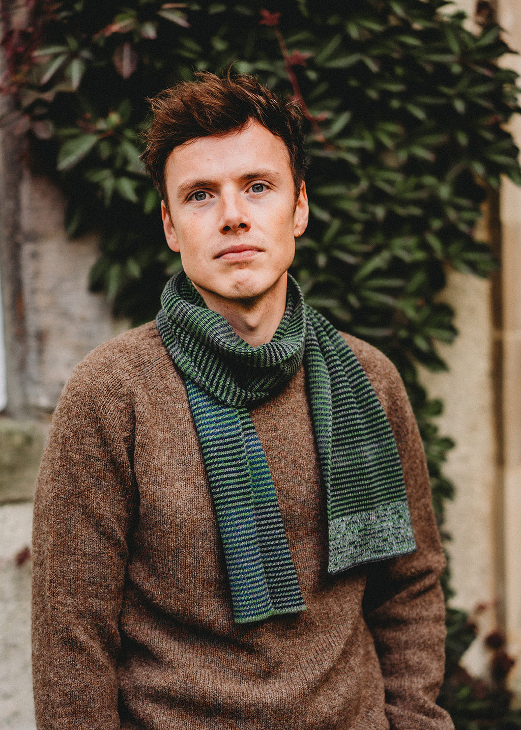 Ayr Cashmere Scarf Green