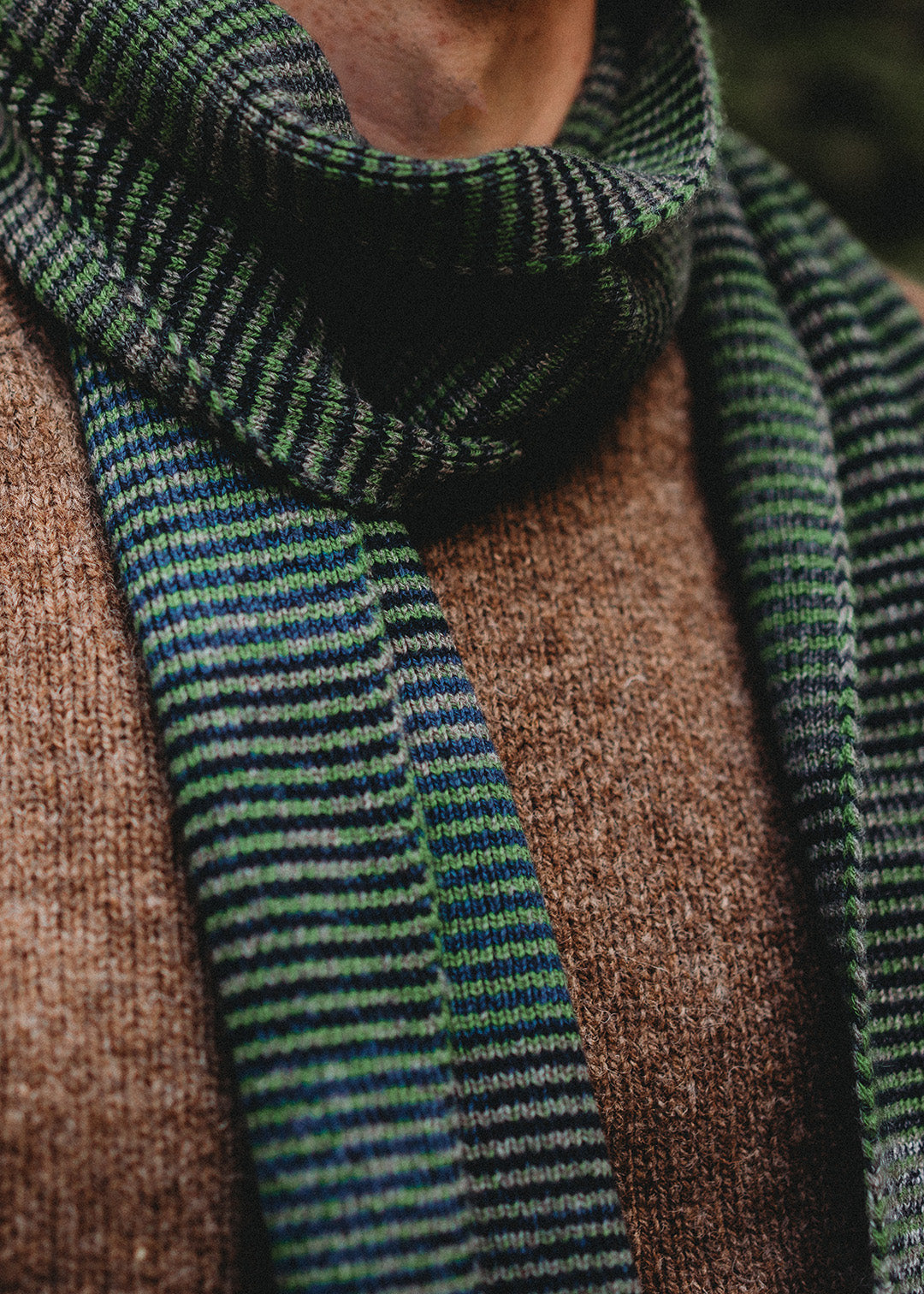 Ayr Cashmere Scarf Green