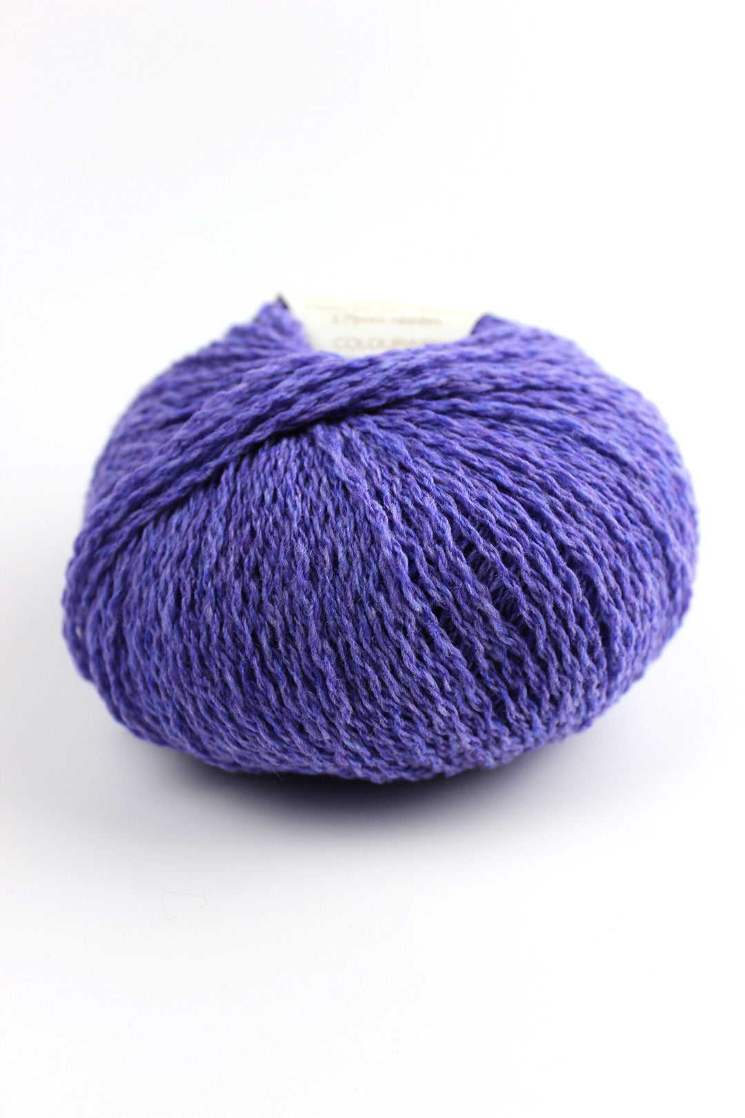 Inspired by the colours of the sky at twilight, this knitting wool is a beautiful shade of purple and gives a lovely vintage look when knitted up.