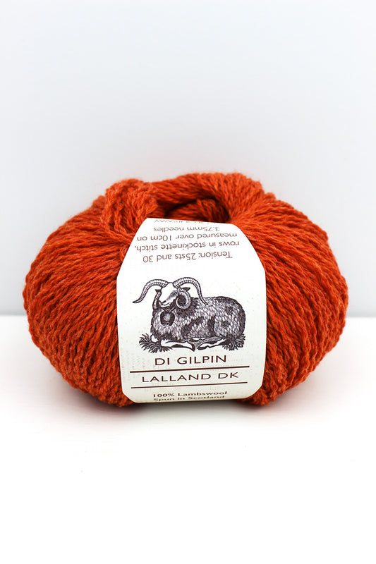 Di Gilpin yarn Coral. Scottish Textiles Showcase