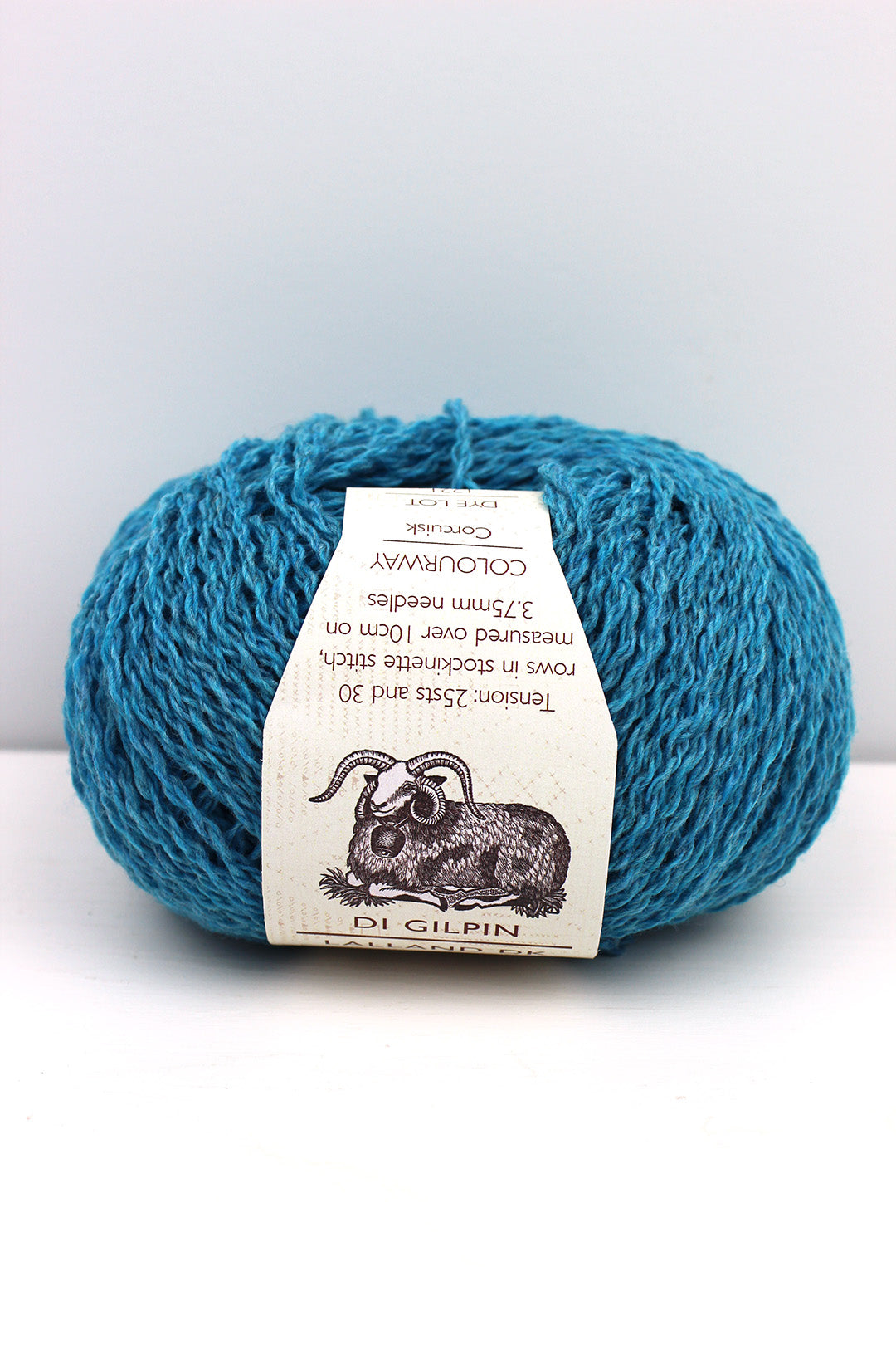 Di Gilpin yarn in colour Coruisk. Scottish Textiles Showcase