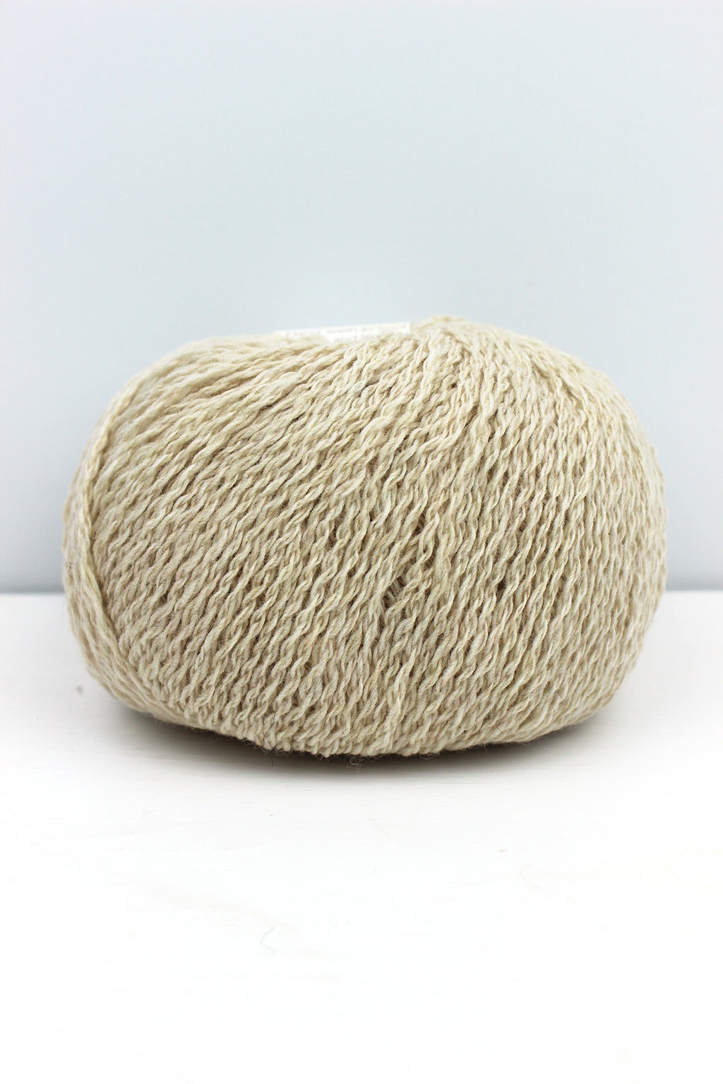 Di Gilpin yarn in beige Oatie colourway. Scottish Textiles Showcase