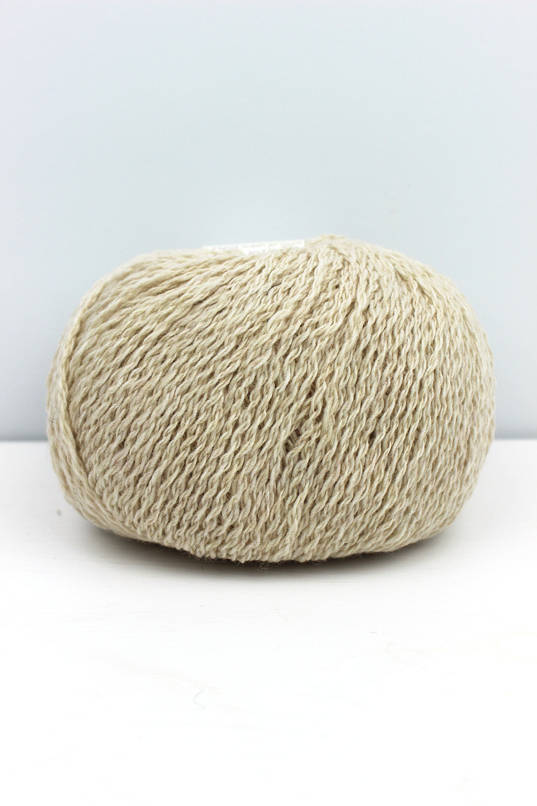 Di Gilpin yarn in beige Oatie colourway. Scottish Textiles Showcase