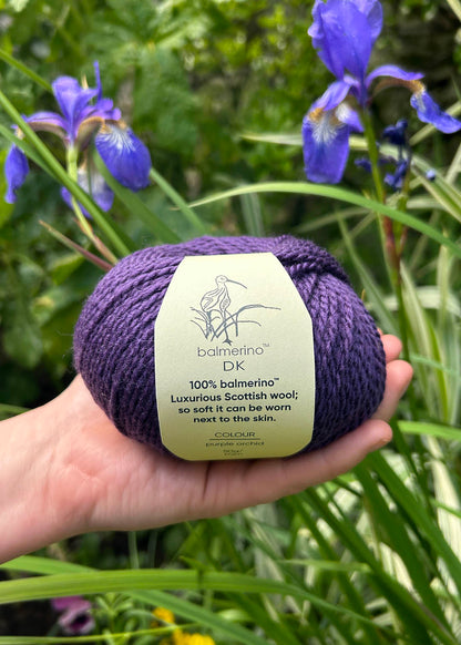 Knitting Wool DK Purple Orchid