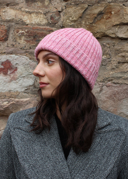 Knitted Beanie Peony