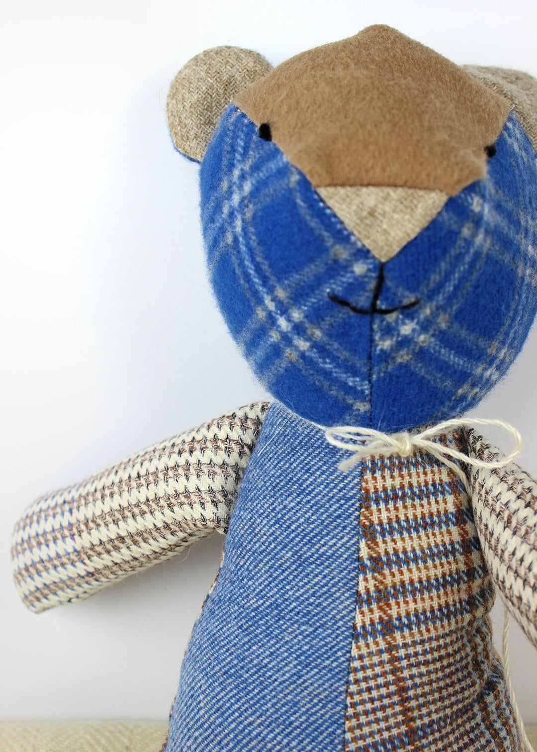 Big Tweed Bear Blue