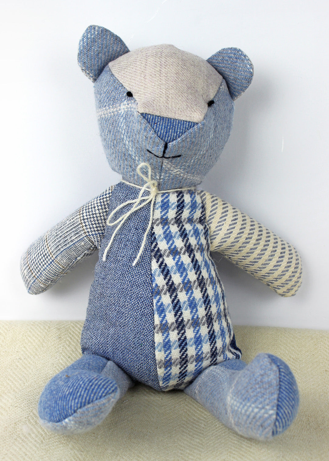 Big Tweed Bear Blue