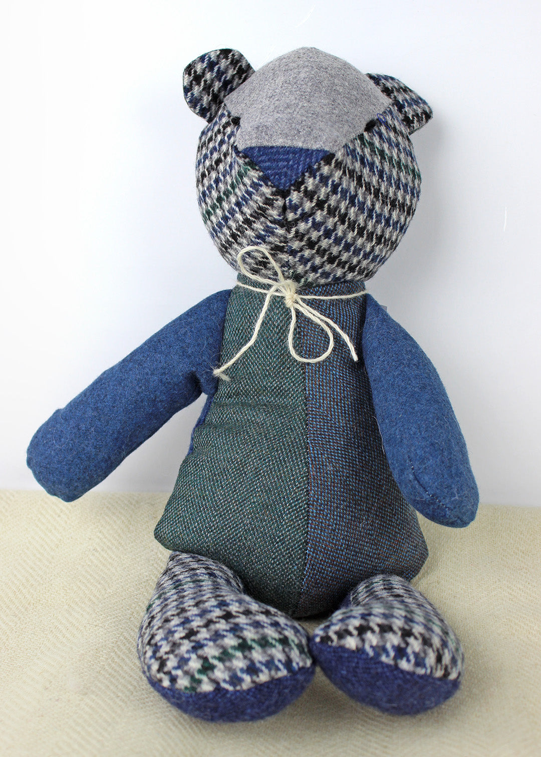 Big Tweed Bear Blue