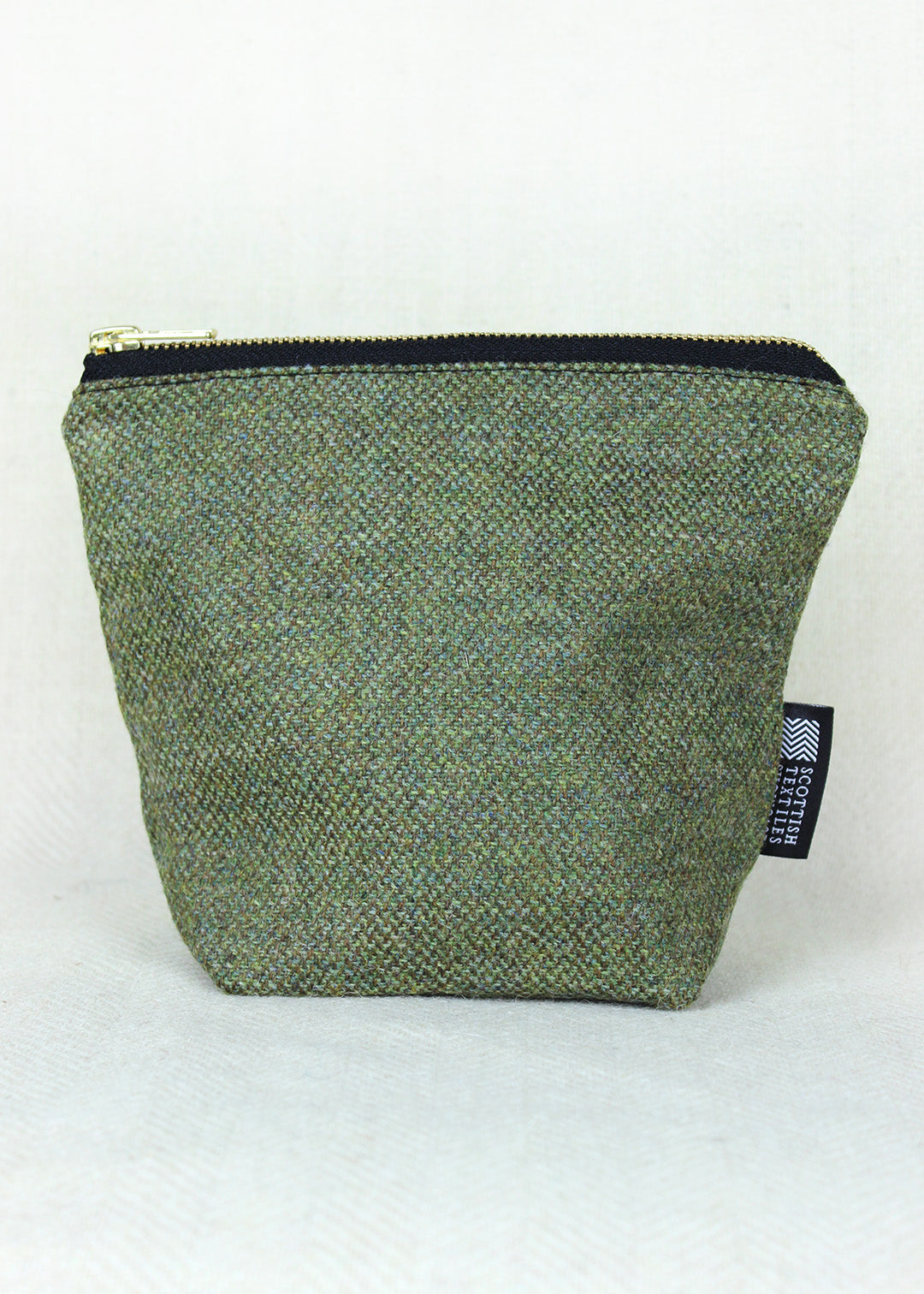 Borders Tweed Zip Bag Small