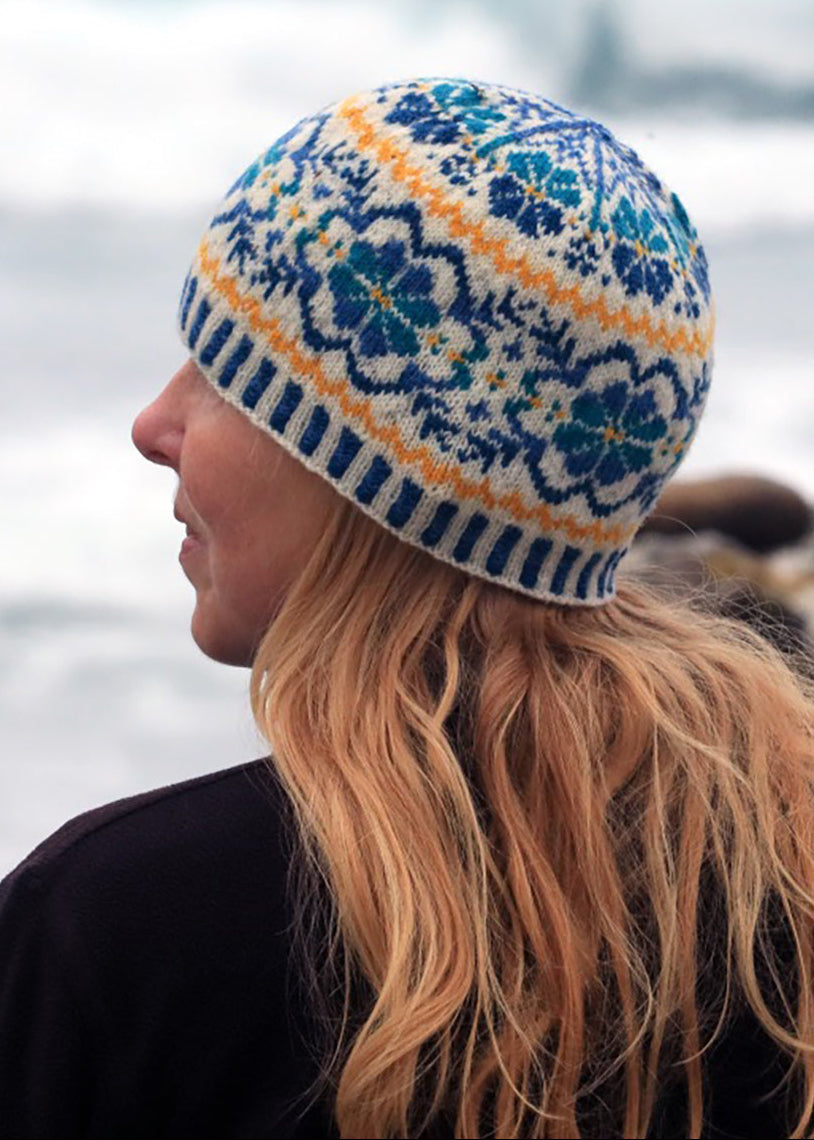 Shetland Fair Isle hat  - knitting pattern by Alison Rendall