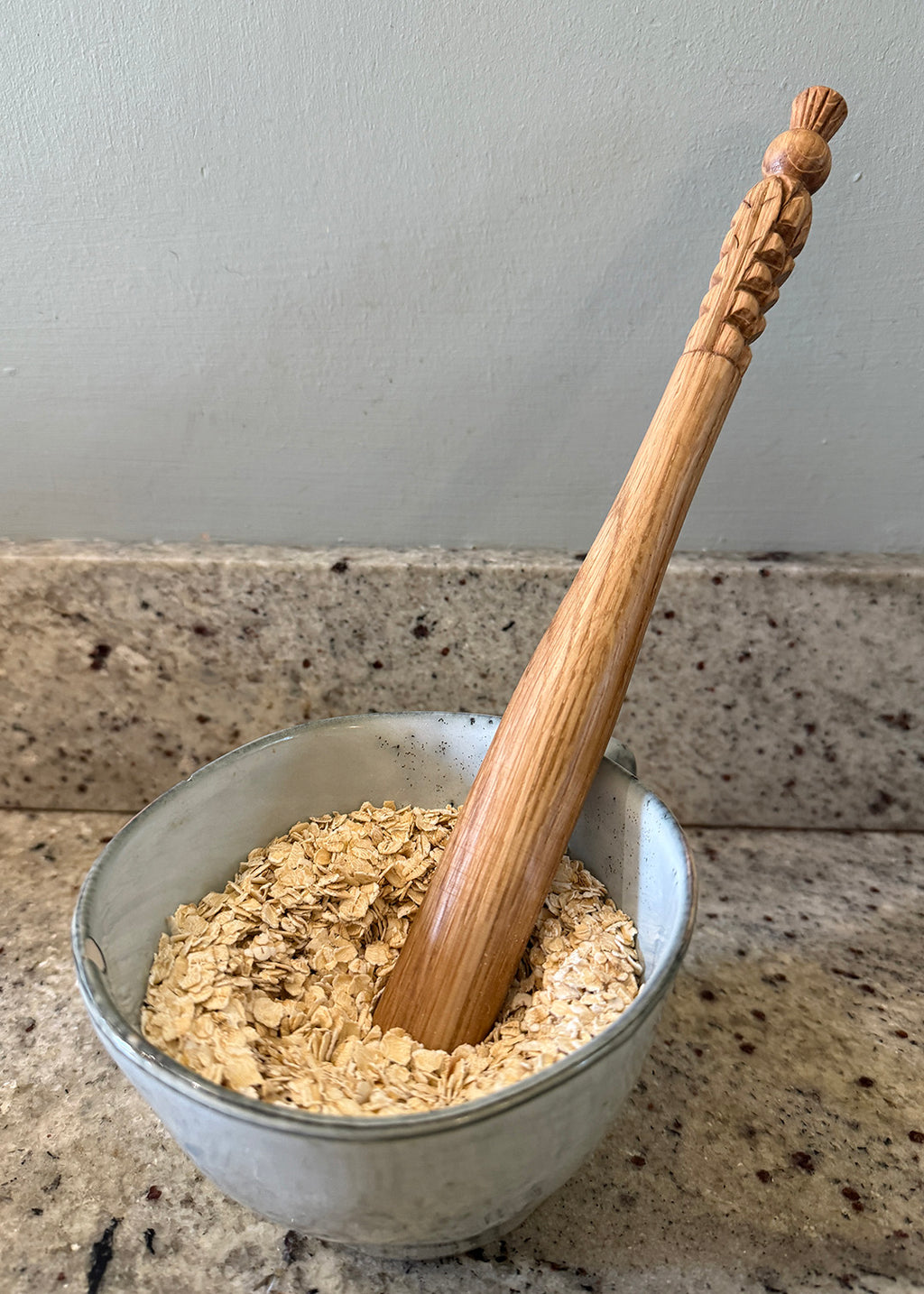 Royal spurtle hand carved in Fife. Scottish Textiles Showcase