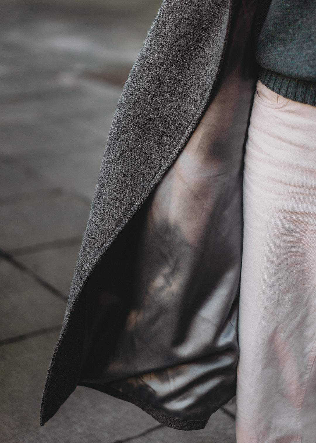 Harris Tweed Cora Coat Callanish Grey