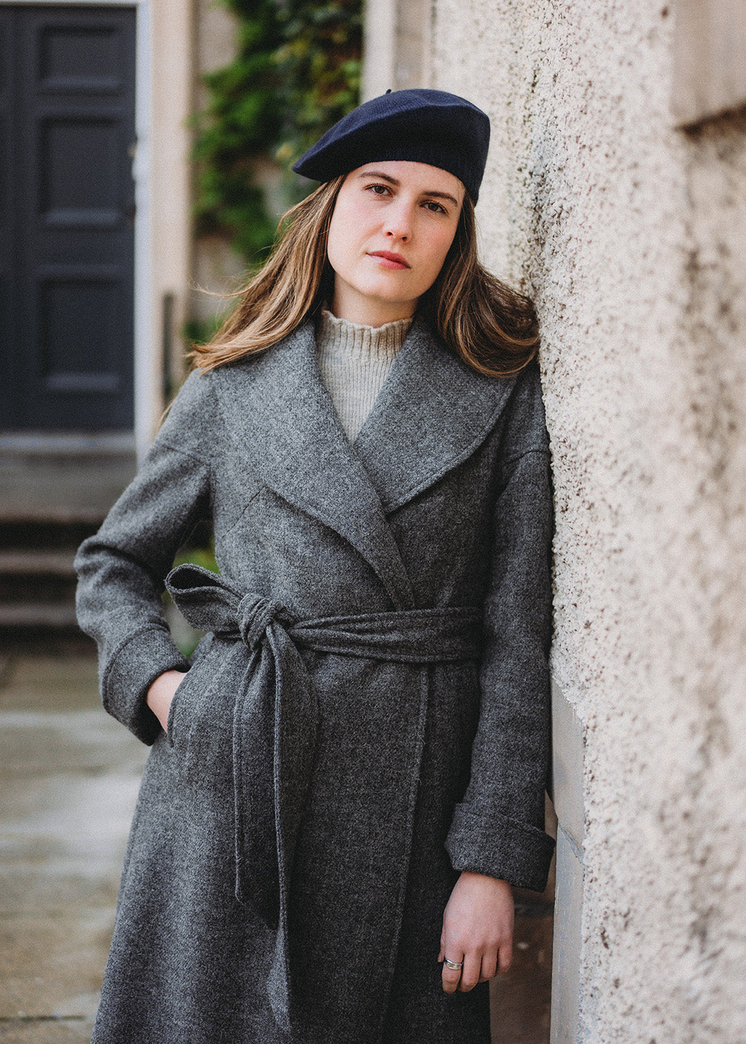 Harris Tweed Cora Coat Callanish Grey