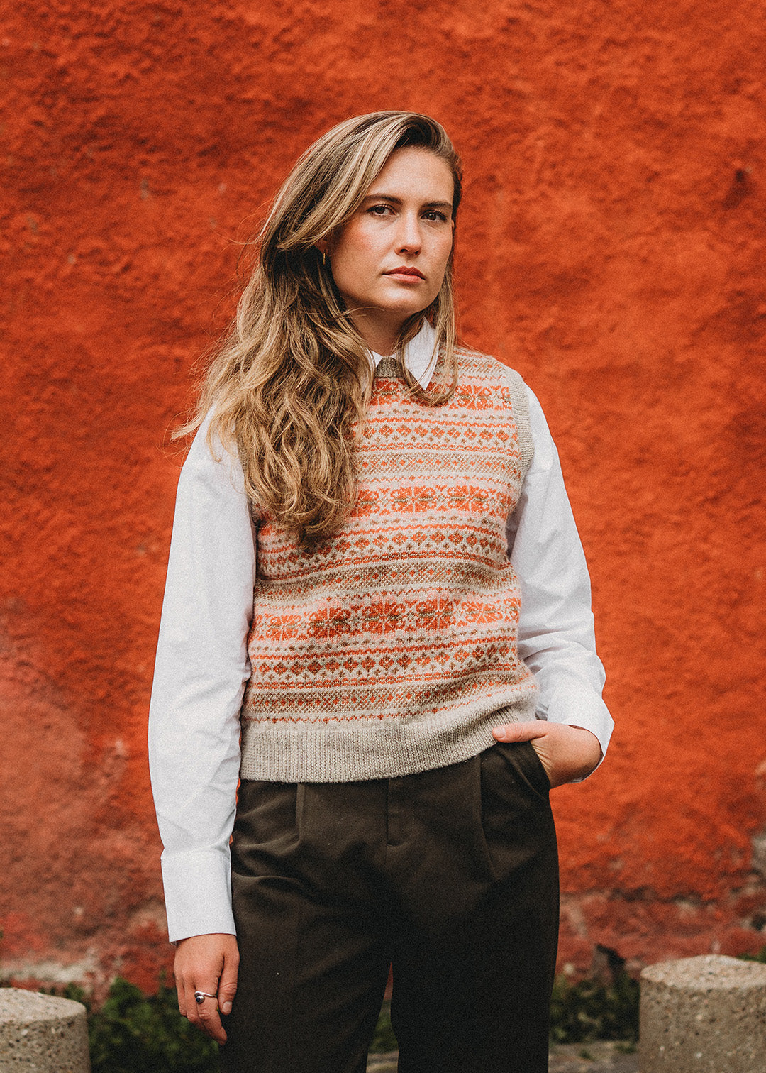 Fair Isle Vest Machair