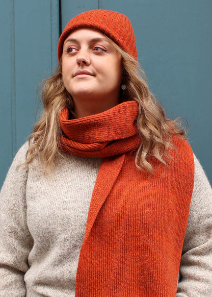 Pure Wool Scarf Amber