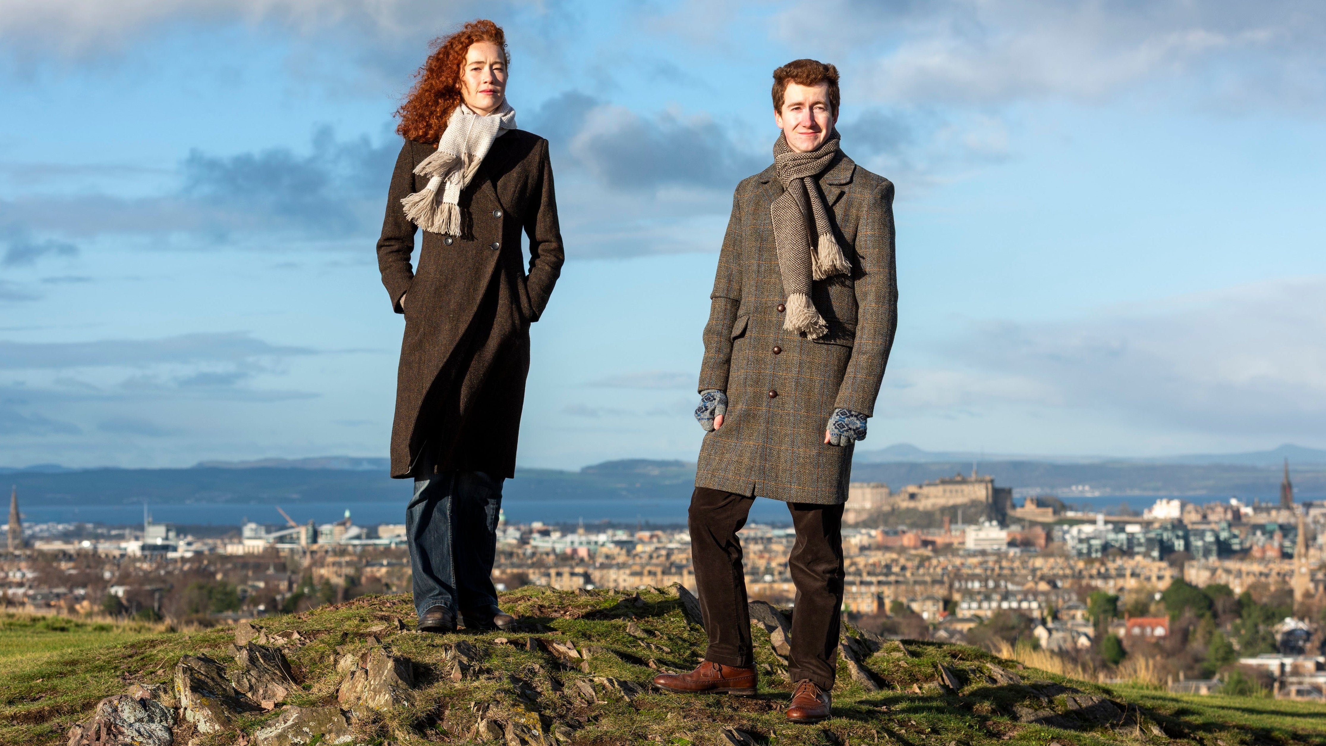 Harris Tweed Mackenzie Coat Brown Herringbone Check – Scottish