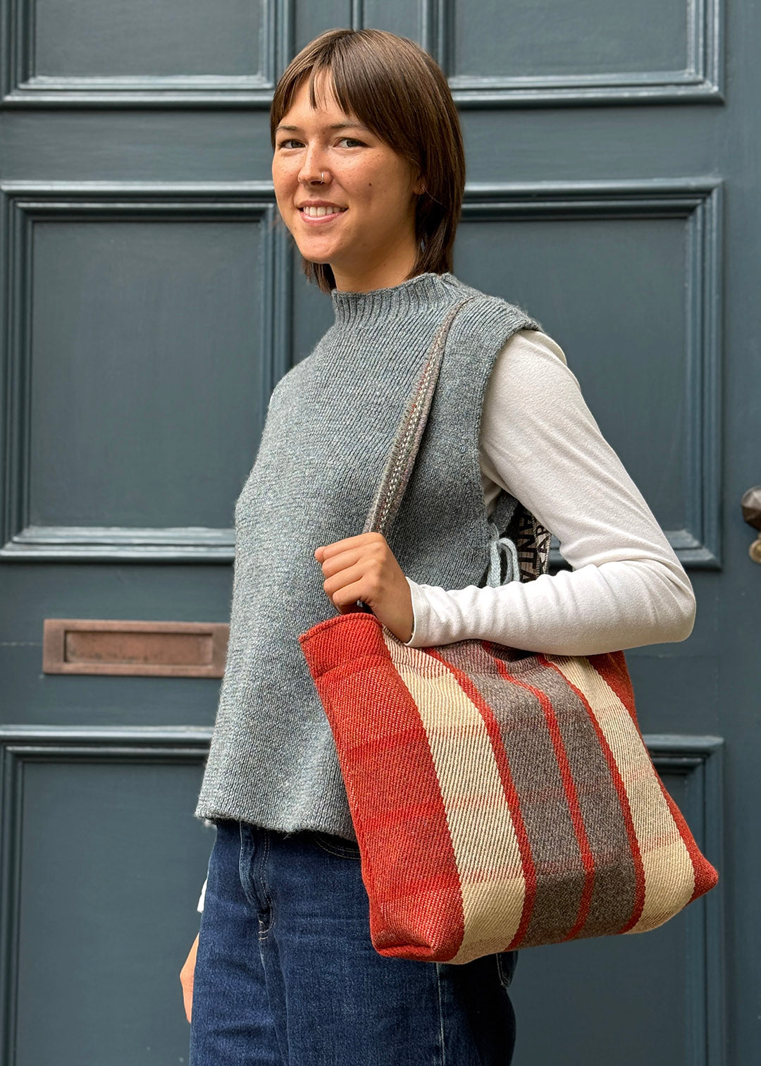 British Wool Tie Vest Haar
