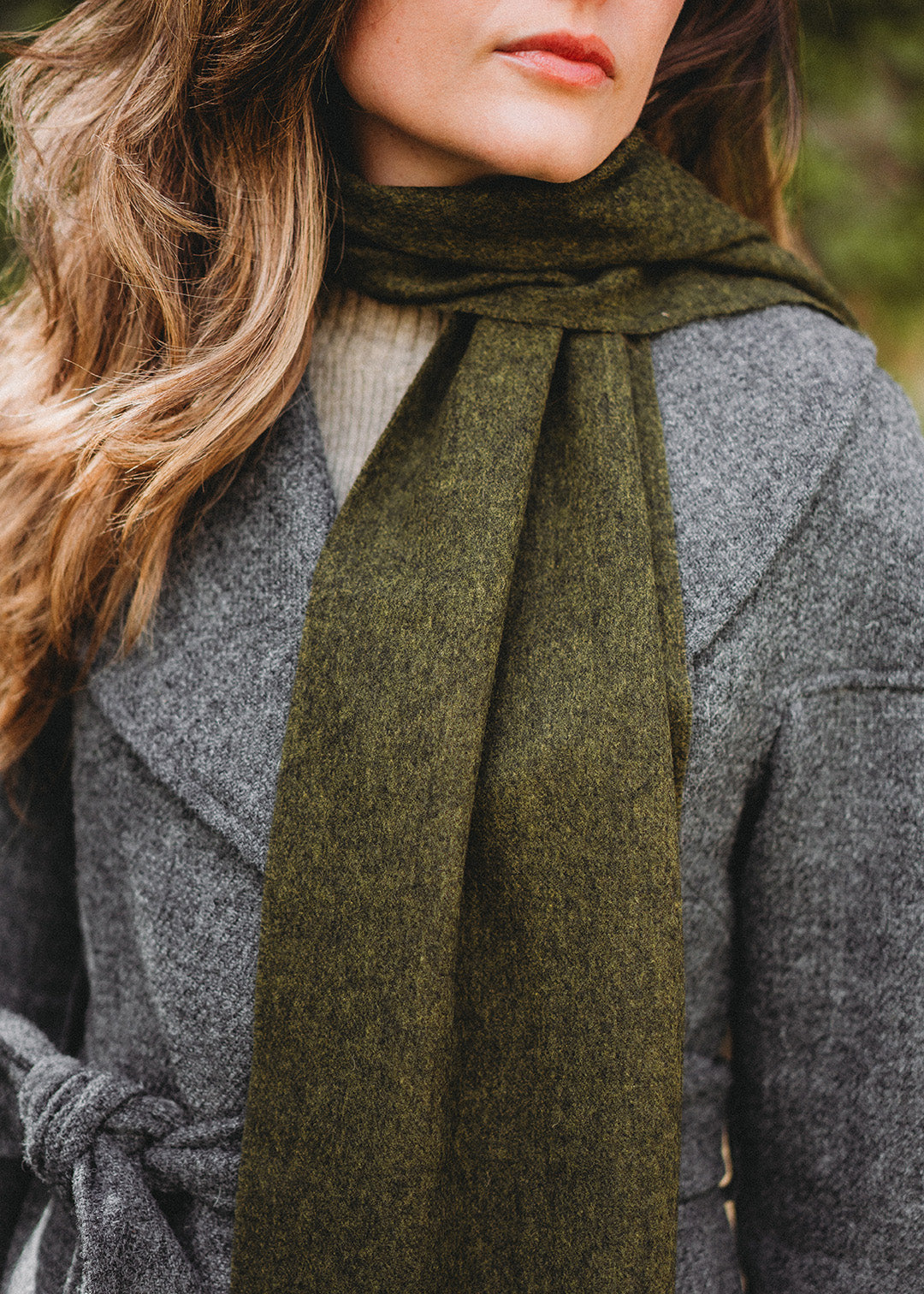 Loden Green Scarf