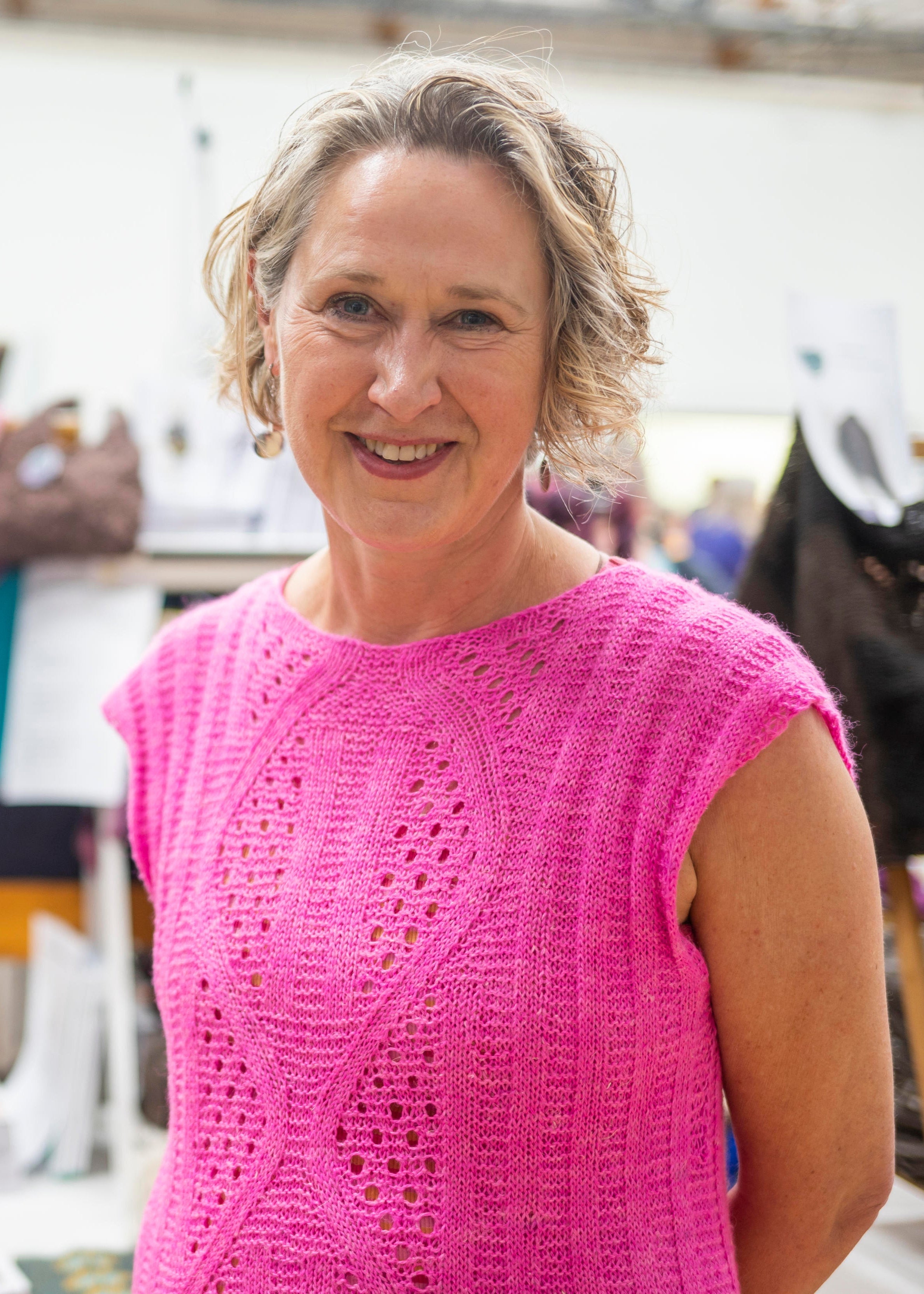 Portrait of Susan, editor of the Journal of Scottish Yarn