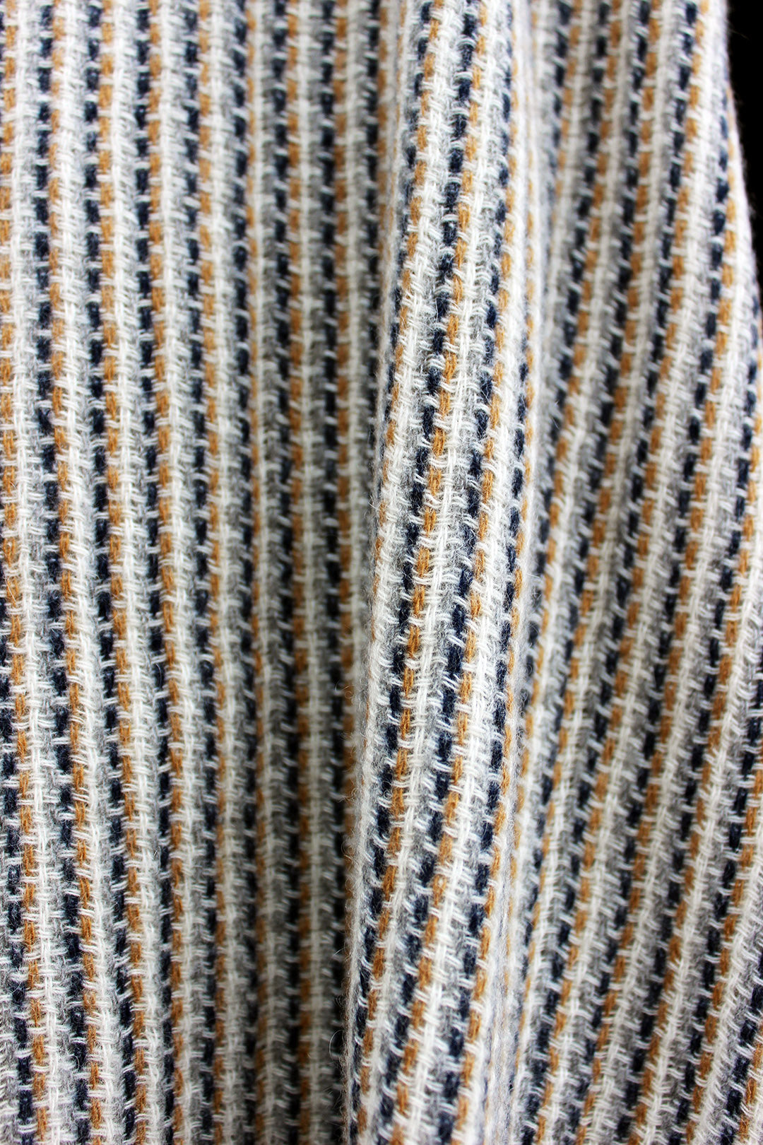 100% Cashmere Scarf in barley colourway. Scottish Textiles Showcase