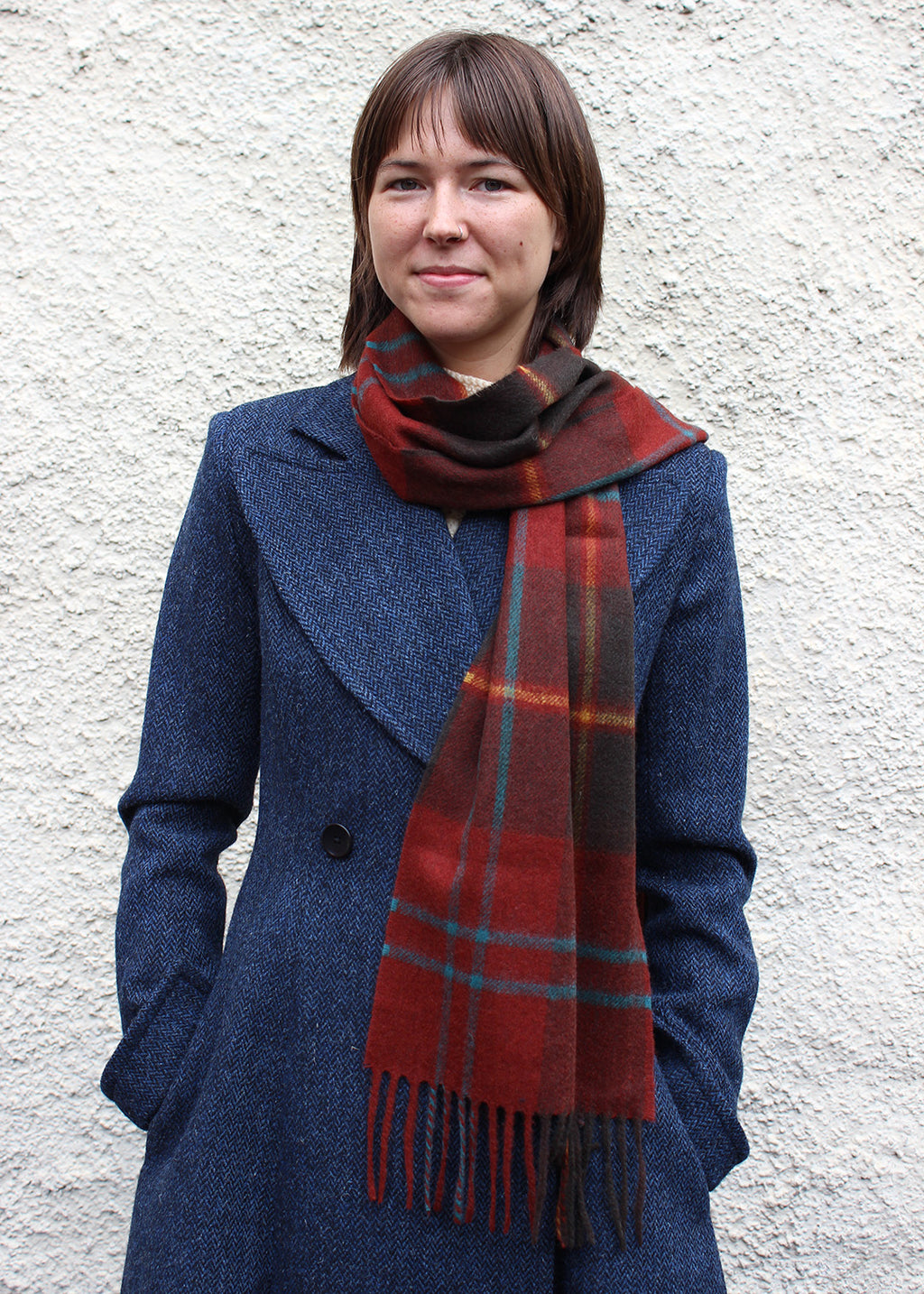 Oban Cashmere Scarf Ginger