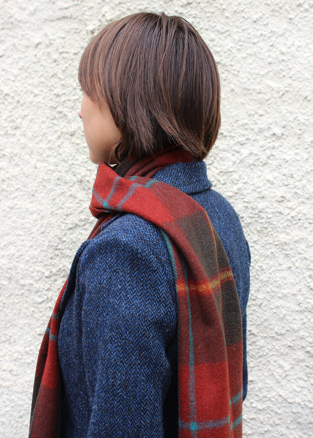 Oban Cashmere Scarf Ginger