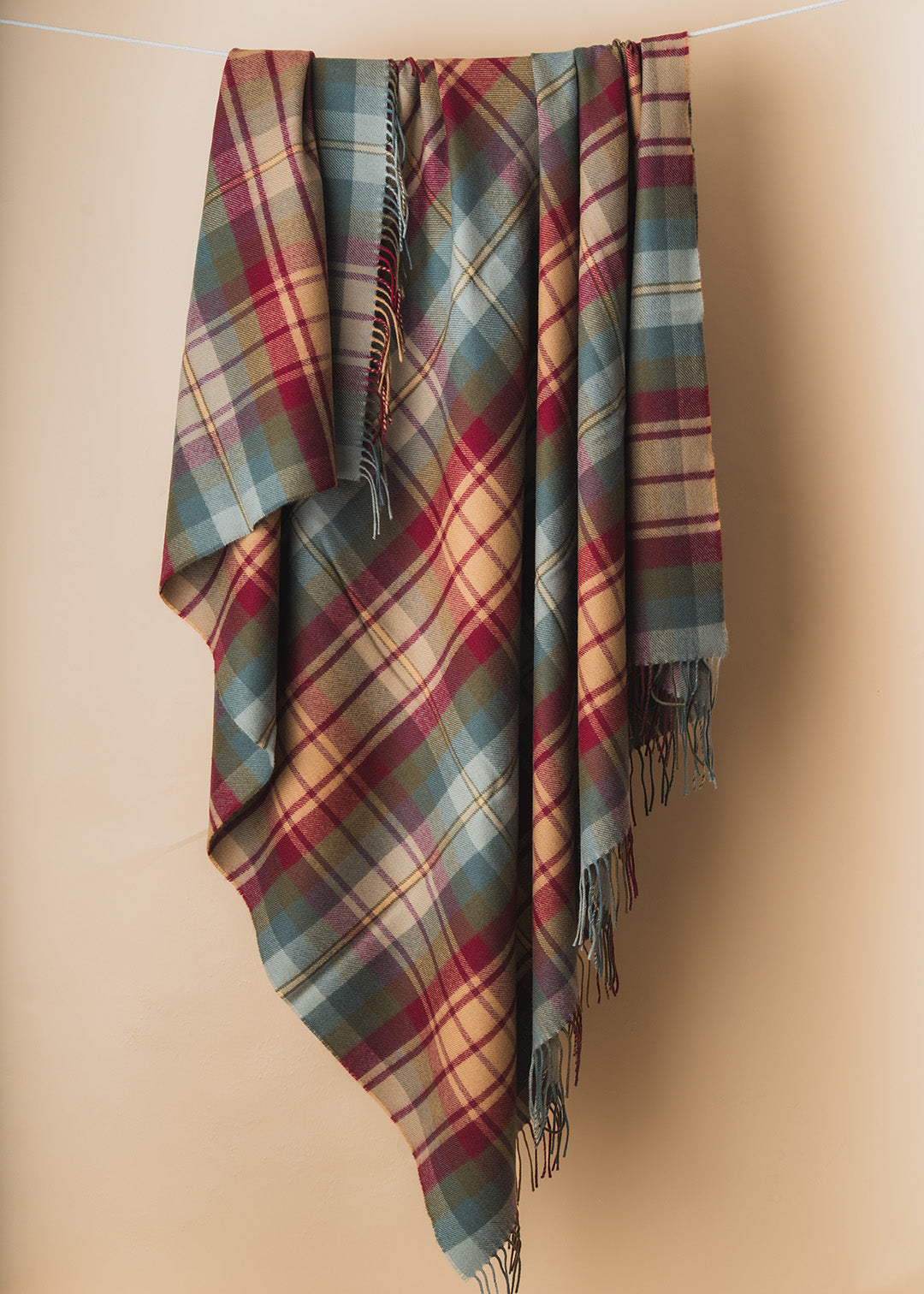 Auld Scotland Tartan Lambswool Blanket