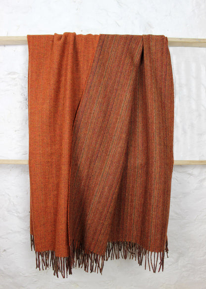 Langholm Throw Rust