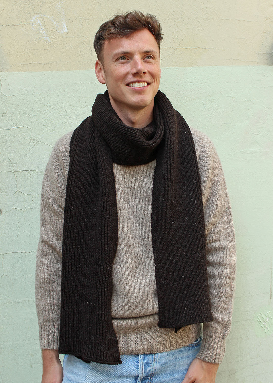 Shepherd's Scarf Shetland Black