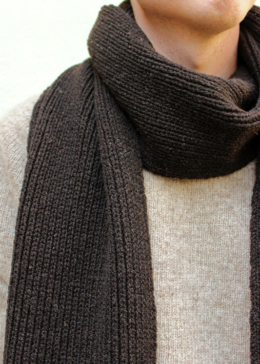 Shepherd's Scarf Shetland Black