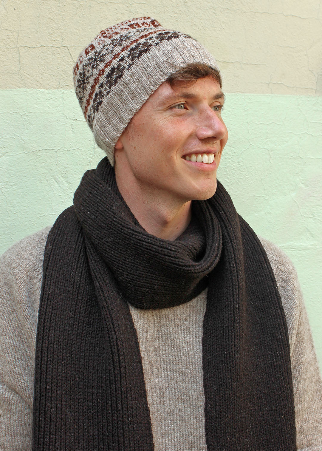 Shepherd's Scarf Shetland Black