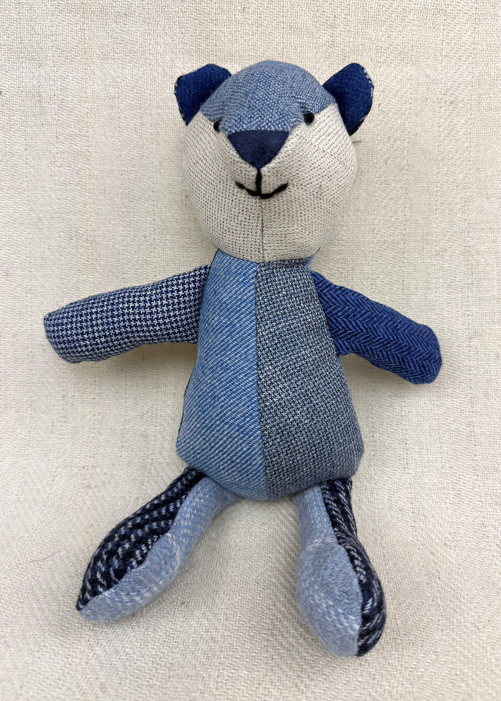 Little Tweed Bear Blue